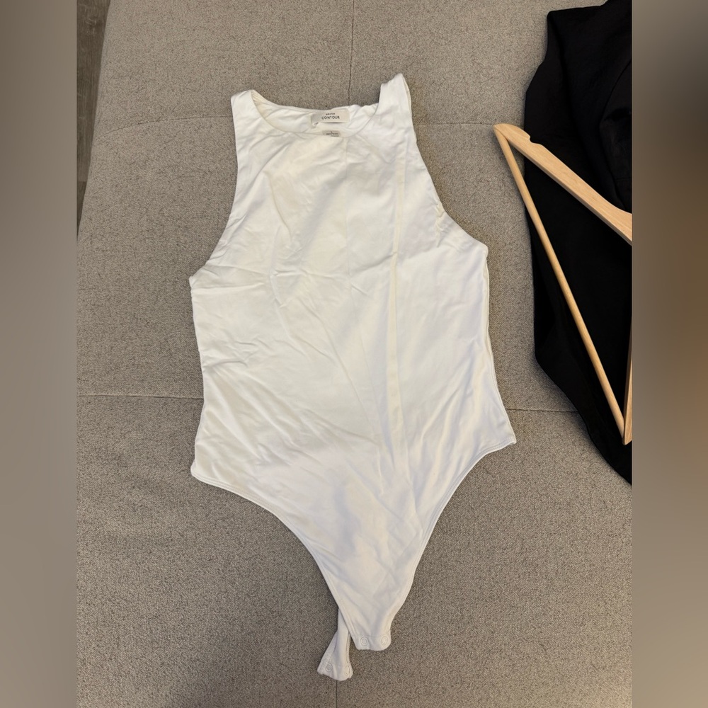 Babaton White Bodysuit